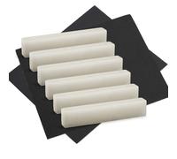 Tuercas sin rosca para puente y selleta de guitarra de hueso - Para bajo eléctrico, guitarra clásica y acústica, mandolina, banjo, ukelele - 52 x 6 x 10 mm