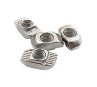 Tuercas T, Hammer Head T-Nuts M3-M8 For 20-45 Aluminum Profiles Nickel Plated Pack Of 10-100 Pcs(20-M4 50pcs)