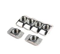 Tuercas T, M3 M4 M5 Nickel Plated T Nut For 20 Series Aluminum Extrusion Profile 10-50 Pcs(20pcs,M3)