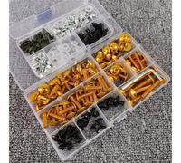 Tuercas Tornillos Pernos Compatible Con Aprilia Para Tuono V4 R Aprc 1100 Rr-Factory 660 Concept Para Sx 50 Srv850 Sr Max300 Kit Tornillos Carenado Motocicleta Tornillos Carrocería(Yellow)