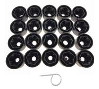 Tuercas y Pernos de Rueda para VW Tiguan Golf MK5 Passat B7 Tapa de buje de Rueda Tuerca Pernos Cubierta Llanta Neumático Tornillos Tapones Espárragos 20 Piezas