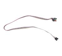 Tuesoa 20" Plomo de Interruptor HDD de reinicio de alimentacion de Potencia ATX de lampara LED Verde Rojo Caja de PC