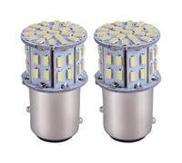 Tuesoa 2Pcs 6000K 1157 50SMD Bombilla LED de Freno de BAY15D 12V