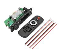 Tuesoa 2x100W 12V Amplificador Reproductor de Audio Bluetooth 5.0 Placa Decodificadora de MP3 Reproductor de MP3 Módulo de Radio FM para Automóvil TF Micrófono USB Grabar Llamada