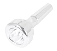 Tuesoa Boquilla de Corneta en Si Bemol, Boquilla Plateada, Boquilla de Latón 4B, Accesorios para Instrumentos de Viento Metal