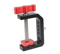 Tuesoa C Clamp Soporte de Montaje de Abrazadera de Escritorio para CáMara con Orificio para Tornillo de 1/4 3/8 para CáMara, FotografíA, VíDeo, Luz de Relleno, Soporte de Escritorio