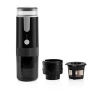 Tuesoa Cafetera Eléctrica con Cápsulas, Cafetera Molida, Cafetera Portátil, Compatible con Café en Polvo y Cápsulas de Café