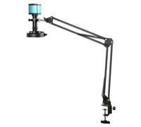 Tuesoa CáMara Full HD 130X Puerto VGA/Microscopio Industrial Soporte Ajustable para Soldadura PCB ReparacióN de TeléFonos Enchufe Europeo