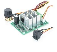 Tuesoa DC 5-36V Control de Velocidad del Motor PWM Interruptor del Controlador de Velocidad del Motor 15A MóDulo de Accionamiento del Regulador de Voltaje de Corriente