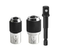 Tuesoa Juego Vasos para Grifos, Herramienta Extractora Grifos 3 Piezas con Mordazas Ajustables, Vasos para Grifos con un Adaptador Vaso 3/8 Pulgada para Grifos y Escariadores