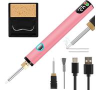 Tuesoa Kit de Quemador de Hilo Recargable para Hacer Joyas, Herramienta Digital para Quitar Hilos, en, Costura, Tejido y Encordado C