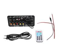 Tuesoa Placa de Amplificador EstéReo Bluetooth Digital Subwoofer Amplificadores de Karaoke de MicróFono Dual para Altavoz de 8-12 Pulgadas Enchufe de la UE