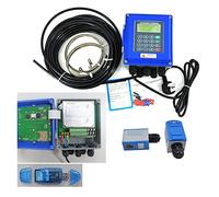 TUF-2000B - Medidor de corriente para modelo de pared, sensor de pinza de memoria SD, digital, líquido, medidor de flujo ultrasónico, clase de impermeabilidad (Host plus SD TM-1)