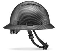 Tuff America - Gorro de ala completa con suspensión ajustable de 6 puntos de trinquete, casco de seguridad de protección duradera, diseño de patrón de grafito