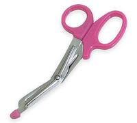 Tuff Cut - Tijeras de vendaje para primeros auxilios, EMT, trauma, paramédicos, emergencia, hogar, seguridad, tamaño de bolsillo, tijeras de enfermería, ideas de regalo, color rosa, 16 cm PTL ®