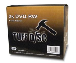 Tuff Disc 2 x DVD-RW 4.7 GB 120 min 10 discos