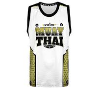 Tuff Sport Camiseta sin Mangas para Muay Thai, Boxeo, Entrenamiento, Gimnasio, Entrenamiento, Tuf-tt103, L
