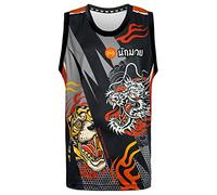 Tuff Sport Camiseta sin mangas para Muay Thai, boxeo, entrenamiento, gimnasio, entrenamiento, Tuf-tt105, L