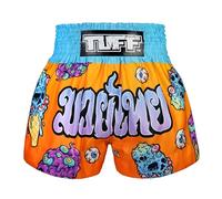 Tuff Sport Muay Thai Shorts Boxeo Pantalones Cortos Tradicionales Estilos Pantalones Cortos De Entrenamiento MMA Kickboxing Ropa, Tuf-ms681-org, X-Large