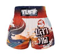 Tuff Sport Pantalones cortos de boxeo Muay Thai Estilos tradicionales MMA Entrenamiento Kickboxing, Tuf-ms670-rojo, X-Large