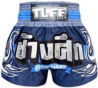Tuff Sport Pantalones cortos para Muay Thai, boxeo, artes marciales mixtas, entrenamiento, Tuf-ms636-nvb, X-Large
