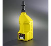 TUFFJUG TUFF JUG 2.5G/10L Jarra de Toba Amarilla con Tapa de Destripador Negro G3, negro