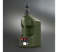 TUFFJUG TUFF JUG 5G/20L Jarra de toba verde bosque con tapa de destripador negro G3, negro