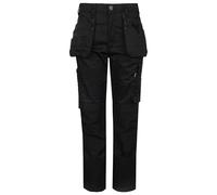 TuffStuff Pantalones de trabajo para hombre, 715 Proflex, color negro, talla 36W