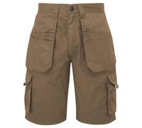 Tuffstuff Trabajo Corto Tough Antidesgarros Tela, Costura Triple Cargo Bolsillos
