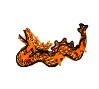 TUFFY - El juguete para perros ms suave del mundo - Naranja dragn - Mltiples capas. Hecho duradero, fuerte y resistente. Juego interactivo (Tu