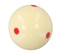 Tufgo Bola de entrenamiento de 5,6 cm, punto rojo, sarampión para mejorar la habilidad, bola de práctica de piscina de resina fenólica, tamaño estándar del Reino Unido