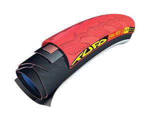 TUFO Elite Ride Cubierta Tubular, Rojo/Negro, 23mm 28"