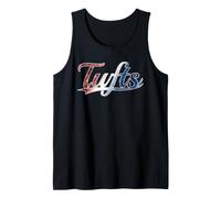 Tufts Medford MA Patriotic Red White Blue Design Camiseta sin Mangas