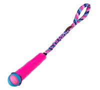 Tug-E-Nuff - Fauxtastic PowerBall Bungee | Juguete elástico duradero para perros | Ideal para entrenamiento interactivo de perros y perros de todas las edades | Hecho de piel sintética duradera | 63