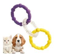 Tug of War Dog - Juego de entrenamiento de 3 anillos | Perro indestructible para juego interactivo | Perfecto para uso en interiores, jardín, lawn, patio, patio trasero, parque, o playa | Mastique y