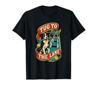 Tug TO The Lane Perro Flyball Relevos Camiseta