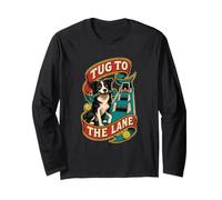 Tug TO The Lane Perro Flyball Relevos Manga Larga