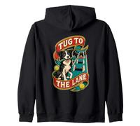 Tug TO The Lane Perro Flyball Relevos Sudadera con Capucha