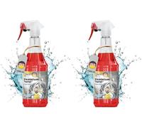 TUGA Diablo de Aluminio Limpiador de llantas Intensivo, bote de aerosol de 1000 ml (Paquete de 2)