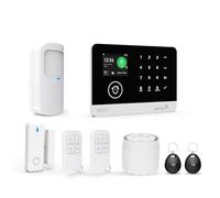 TUGARD Sistema de Alarma, inalámbrico 4G/WiFi, Kits de Seguridad de Alarma para el hogar con Sensor de Puerta/Ventana, alertas de aplicación Tuya, monitoreo Profesional 24/7, Funciona con Alexa y