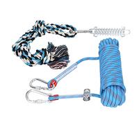 Tugua de Perros de Guerra, Juguetes para Perros Al Aire Libre 49.2 Pies Pole Primavera Juguete para , Cuerda Colgante , Cuerda Puenting , Remolcado con Bolsas Almacenamiento Remate un Pequeño Medio