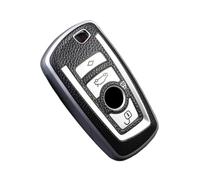 TUHBCX Casos Cubierta Llave Coche Cuero PU para F20 F30 G20 F31 F34 Llavero De Coche Funda, Soporte Cubierta F10 G30 F11 X3 F25 X4 I3 M3 M4 1 3 5 Accesorios De La Serie Llave Coche Fundas(Blanc)