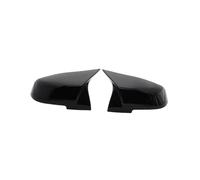 TUHBCX Cubiertas Espejo Retrovisor para Serie 1 2 3 4 F20 F30 F31 F32 F36 2012 - UP Reemplazo De Estilo De Cubierta De Espejo Fibra Carbono 320i 328i 330d 335i M3 M4 Look(Black M Look)