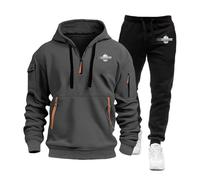 TUIAIFA Chándal for Hombre for Hombre for Doctor Who Conjunto de 2 Piezas con Logo Algodón Sudadera de Manga Larga Traje de Ropa Deportiva Inferior(H,S)