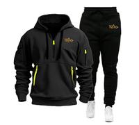 TUIAIFA Conjunto Deportivo Informal de Dos Piezas for Hombre Inspirado en Doctor Who: Sudadera con Capucha de Manga Larga y pantalón de chándal con Estampado(E,2XL)
