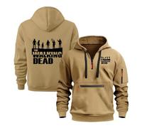 TUIAIFA Sudadera con Capucha for Hombre con Cremallera 4/1 for Walking Dead