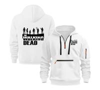 TUIAIFA Sudadera con Capucha for Hombre con Cremallera 4/1 for Walking Dead