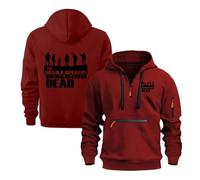 TUIAIFA Sudadera con Capucha for Hombre con Cremallera 4/1 for Walking Dead