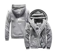 TUIAIFA Sudaderas con Capucha for Hombre con Cremallera Completa for Doctor Who con Capucha y Forro Polar, Sudadera Casual a Prueba de Viento con Bolsillos(B,XL)