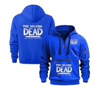 TUIAIFA Sudaderas con Capucha for Hombre Sudadera Informal for Walking Dead